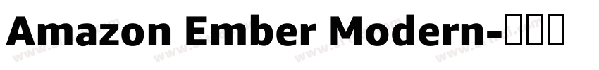 Amazon Ember Modern字体转换